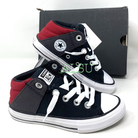 Converse Ctas Axel Mid Black Alley Canvas Kid’s - Picture 9 of 10